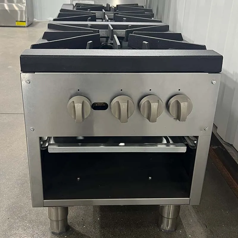 

High Efficiency Commercial Burner Range Stove Stainless Steel Stock Pot for Hotels & Restaurants Cooking Equipment