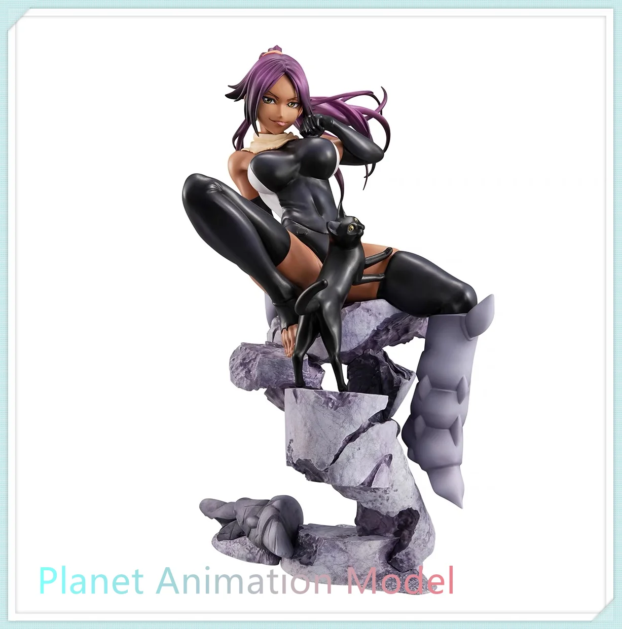 

100% Genuine Original Bleach Shihouin Yoruichi H20cm G.E.M. Figure Anime Model Toys Collection