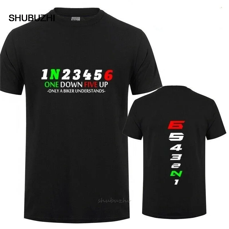 2024 Fashion Biker 1n23456 Motorcycle T Shirt Men Teeshirt Race Tshirt Moto Double Side Tee