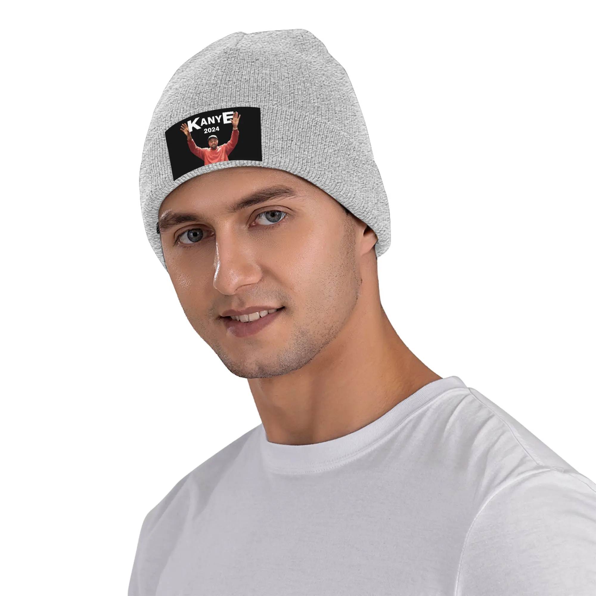 American Rapper Singer Kanye Flag West Life of Pablo Hands Hat Winter Skullies Beanies Ski  Caps Men Women Acrylic Knitted Hat