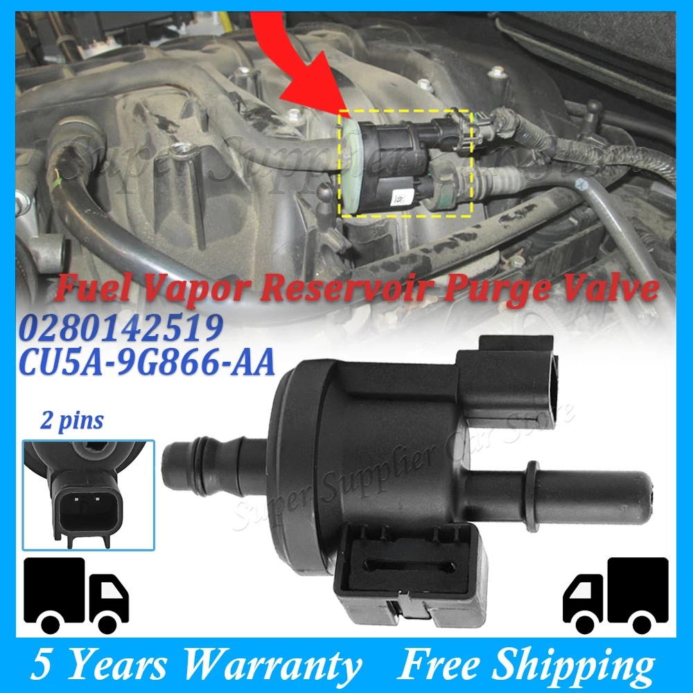 For Ford Fusion MKZ 2.0L Turb 2013-2016 Fuel Vapor Canister Vacuum