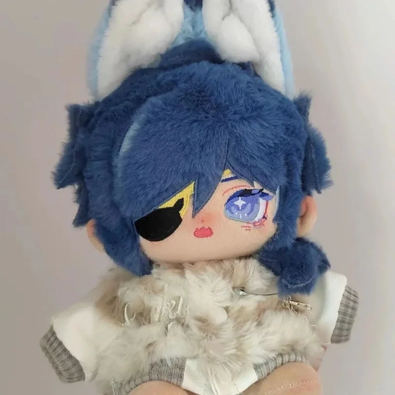 Stuffed 20cm Game Genshin Impact Kaeya Anime Figures Cosplay Plush Dress Up Body Dolls Gifts Toys for Children Fans Collection