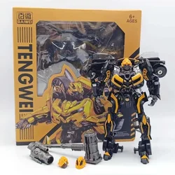 BAIWEI TW1025B Dark Warhammer Bee SS49 Transformation Toy Car Robot Action Figures Boy Model  Gift Collection In Stock