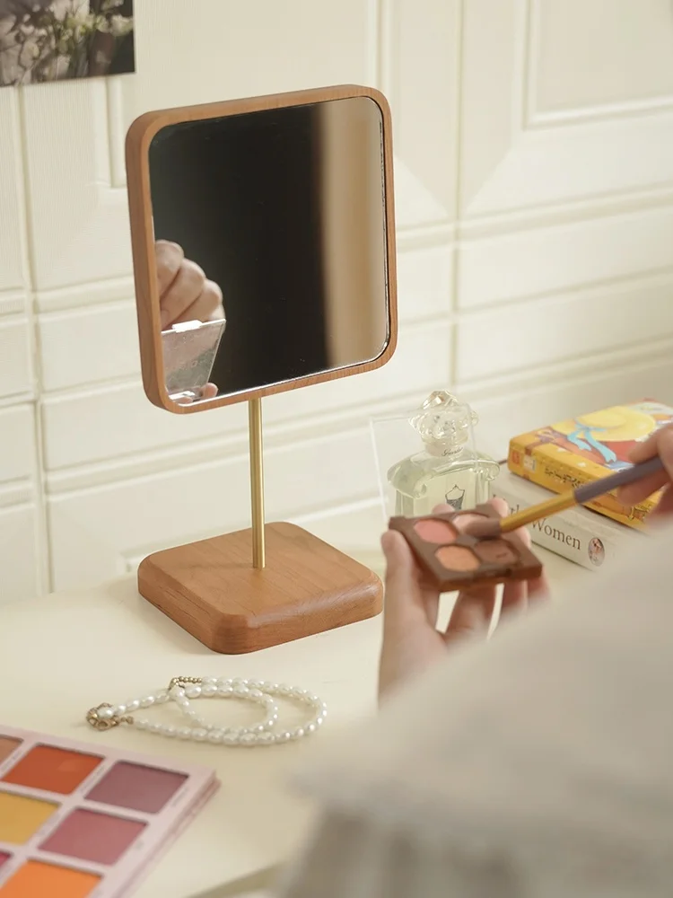 cherry-wood-bronze-eup-mirror-desktop-portable-foldable-practical-sle-square-ape-home-use-batoom-vani-desk-mirror