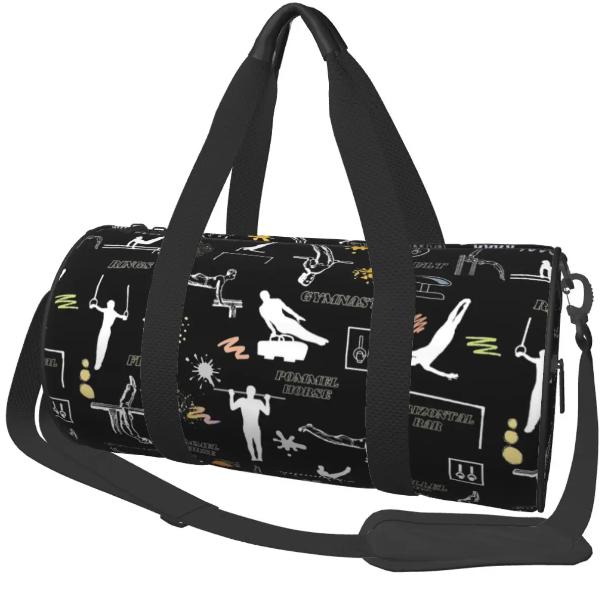 

Художественная гимнастика Плакат Спортивная сумка Чемодан Спортивные сумки Мужские аксессуары для спортзала Забавная сумка для фитнеса Водонепроницаемые сумки
