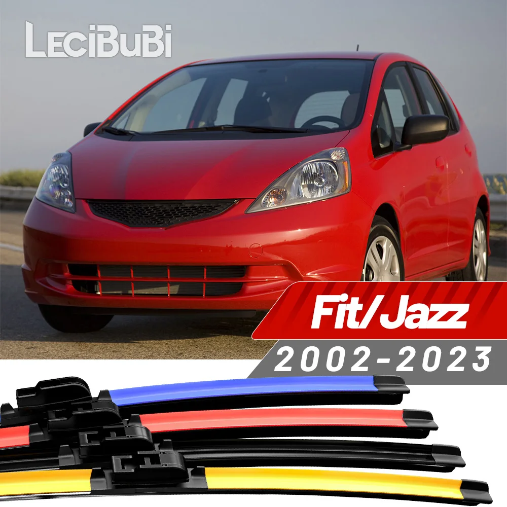 2 Stück für Honda Fit Jazz 2002–2023 Frontscheibenwischerblätter Scheibenwischer