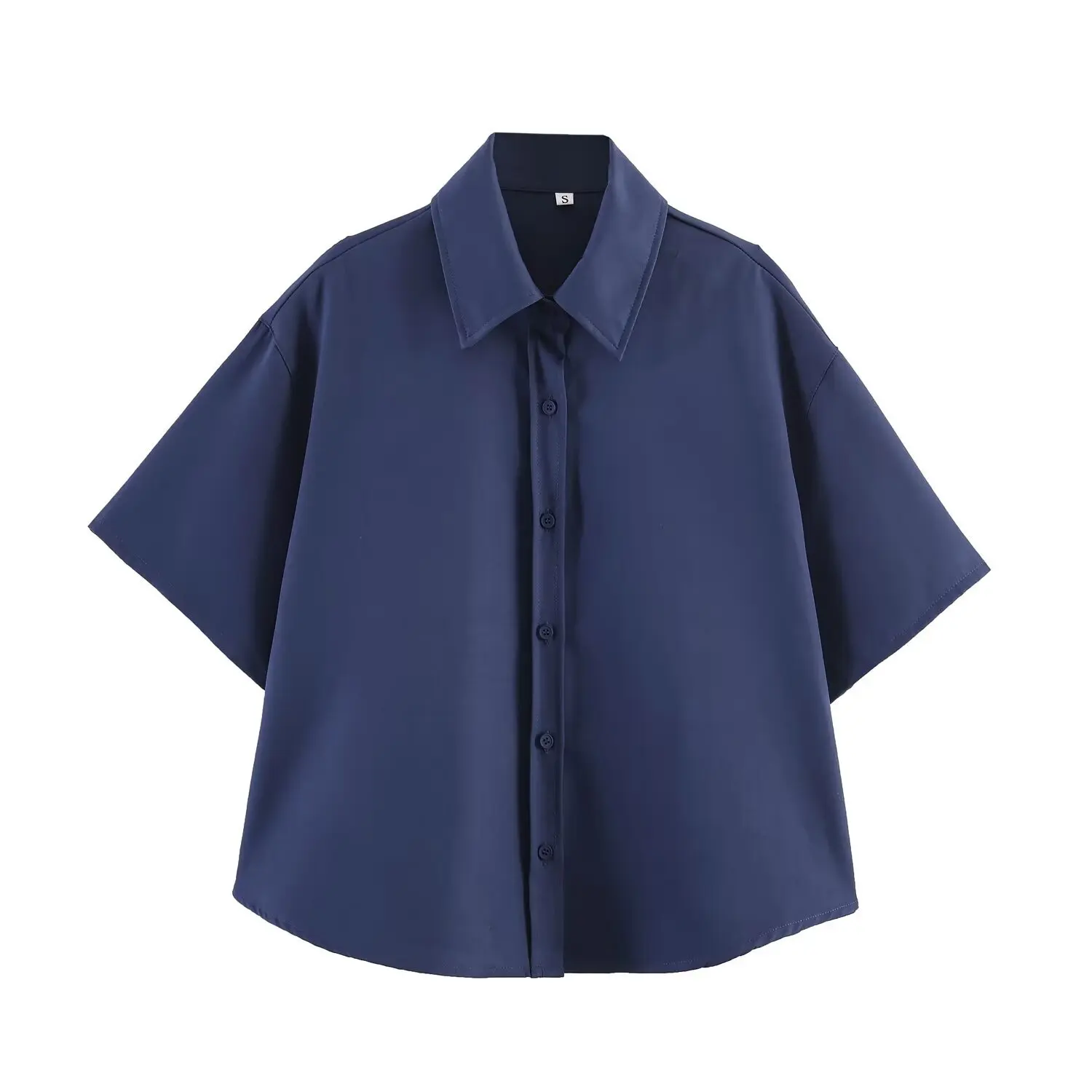 Fashionable Short Sleeve Shirt Drawstring Pants Set Women's Cross-Border Clothing Organic Cotton Casual Pure Color Leisure Pants