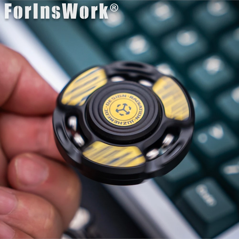 JUZHEN Radiation Armor-Opening Top Hand Spinner Fidget Spinner Magnetic Toy