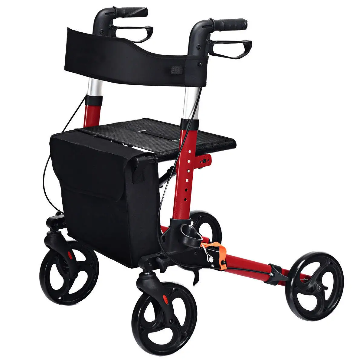 Best Seller Elder Care Folding Lightweight Adjustable Aluminum Rollator