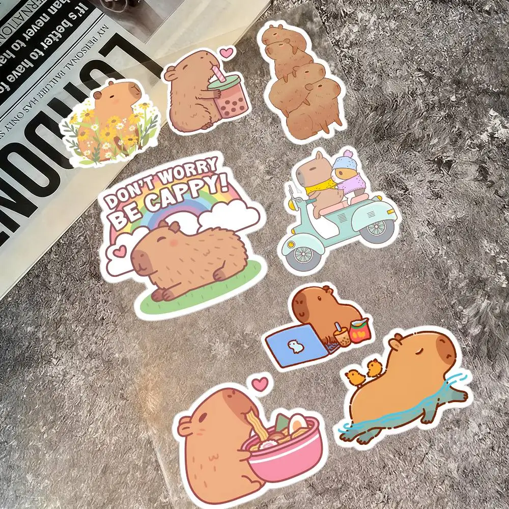 C-apybara Stickers Auto Body Bumper Windows Motorcycle Laptop Walls Vinyl Decal Car Tuning Accessories