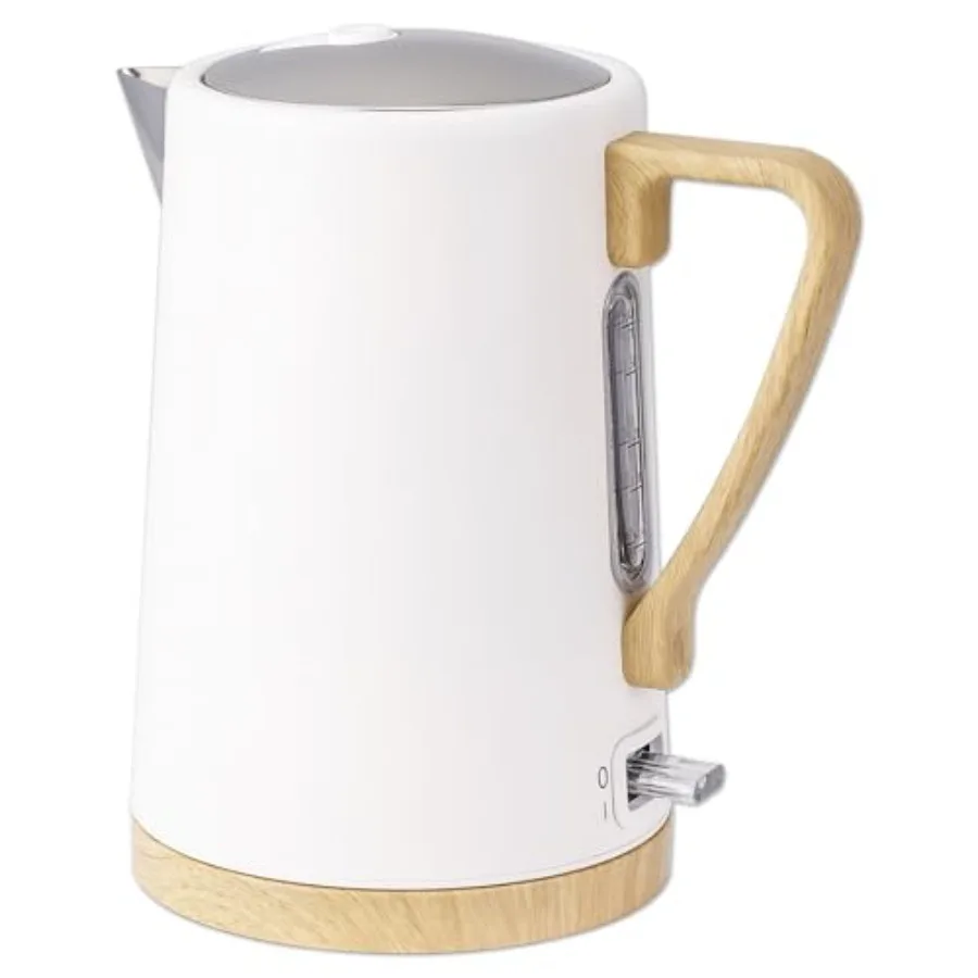 

Электрический чайник с широким горлышком, 1,7 л, 1500 Вт, внутренняя часть из нержавеющей стали, быстрое кипячение, автоматическое отключение, защита от выкипания, Cool-Touch LE