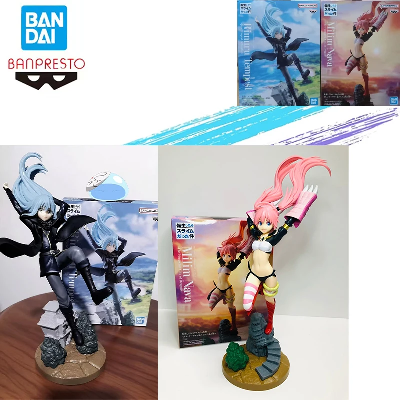 

Original In Stock BANPRESTO Anime That Time I Got Reincarnated as a Slime Rimuru Tempest Milim Nava Figure Model Genuine Toy