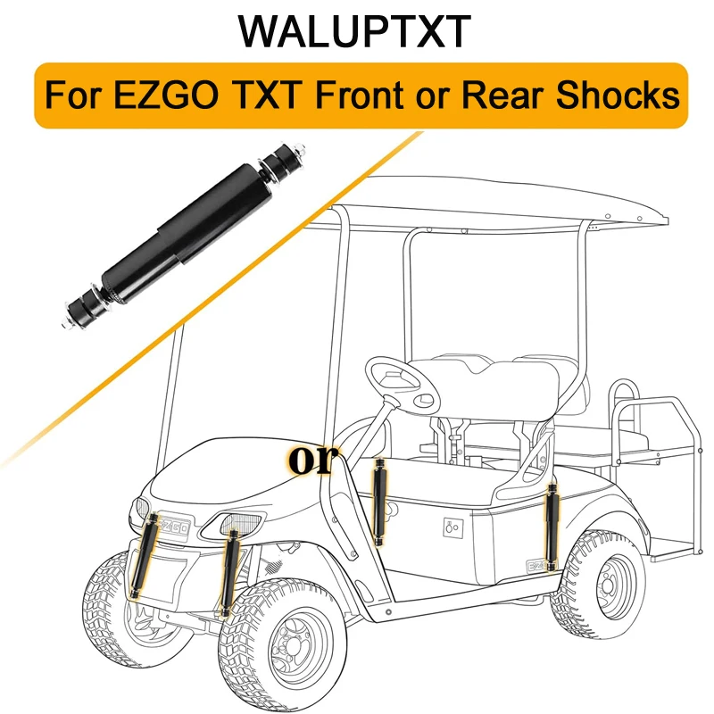 WALUPTXT Shock Absorbers For Golf Carts OEM# 70928-G01 OEM# 76418-01 ( 2 PCS )