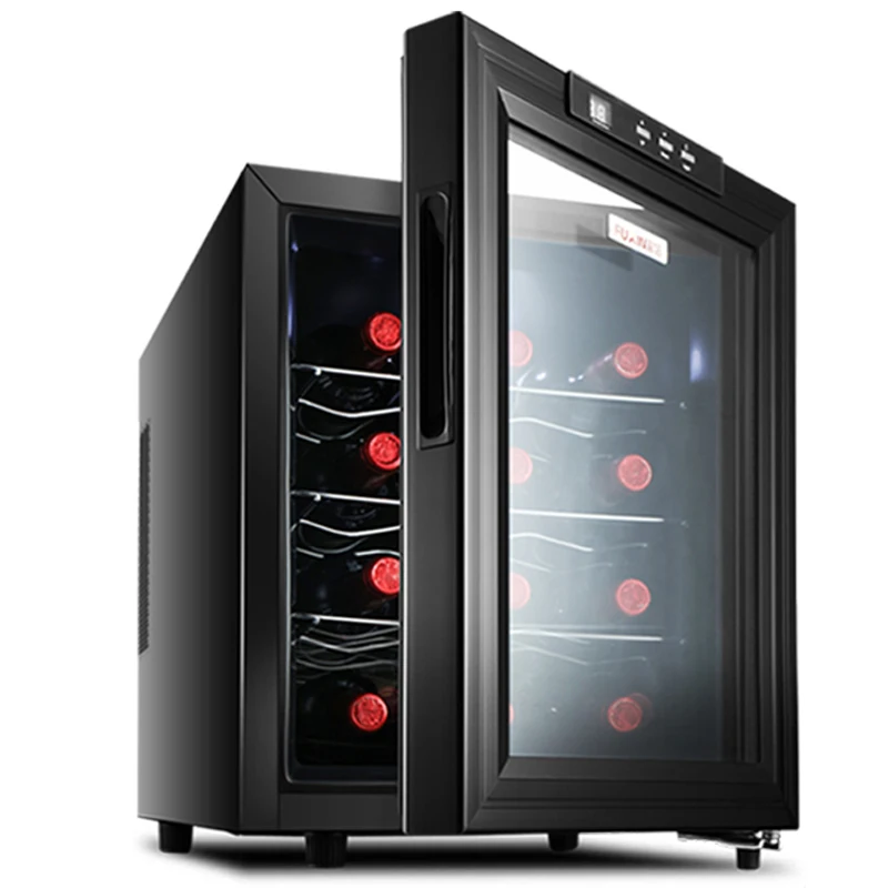 4 Layers Wine Cabinet Electronic Constant Temperature Small Wine Cellar Mute Household Beer Cabinet Ice Bar Wind Refrigerated