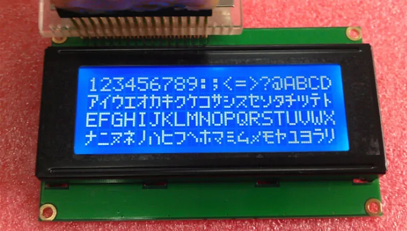 5 فولت لوحة ال سي دي 2004 20X4 عرض شاشة زرقاء صفراء LCD2004 + I2C مجلس الإنجليزية الروسية السيريلية الخط للطابعة ثلاثية الأبعاد IIC I2C Adpater