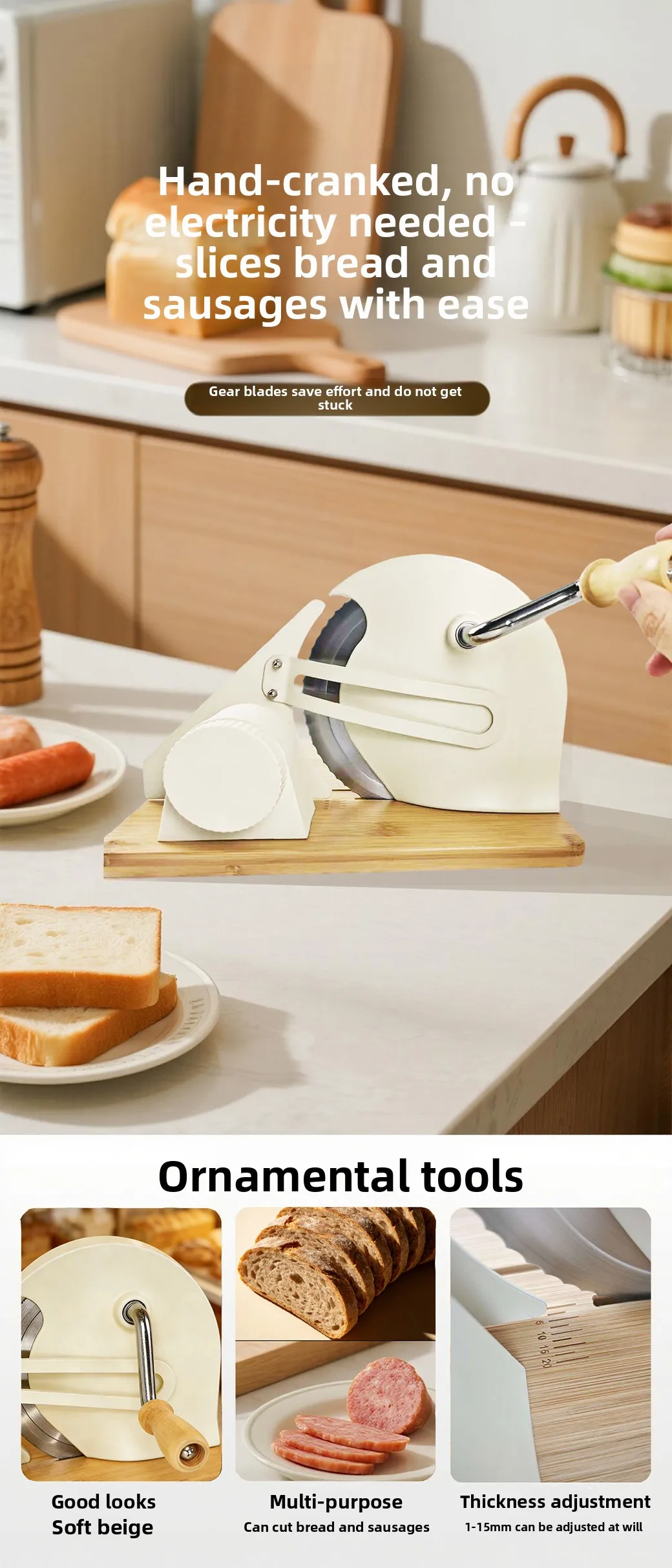 Bread Toast Slicer Baking Tool Uniform Cutting Kitchen Gadget for Homemade Bread