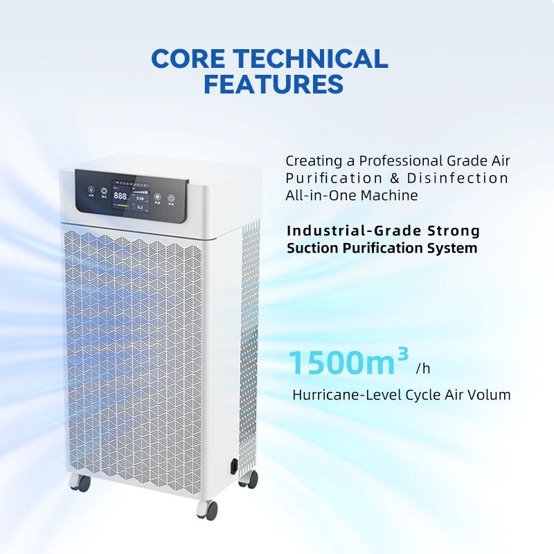Large Commercial Air Purifier 300 Square Meters High CADR For KTV Internet Cafe Meeting Room Smoke Removal Odor Elimination