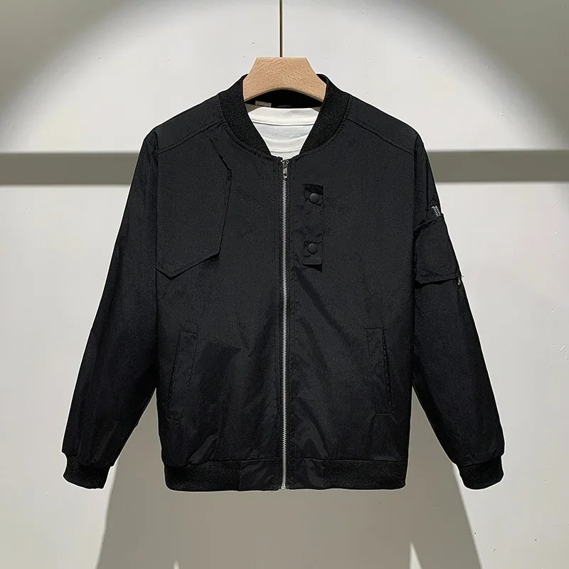 ملابس رجالية معطف الربيع والخريف الرجال جواكت شتوية رجل مبيعات السترات الحرم الجامعي زي بيسبول رجالي سترة واقية معاطف #4
