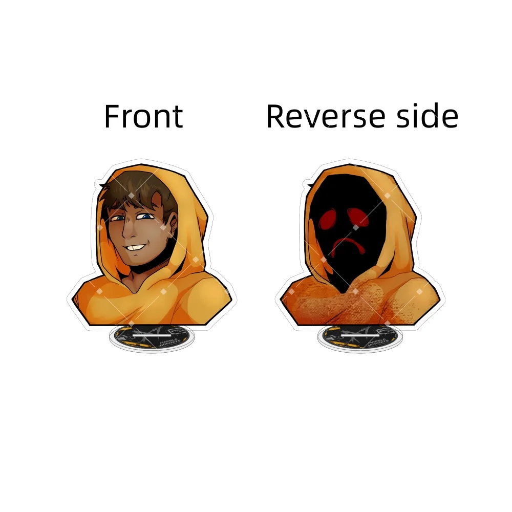 Marble Hornets Acrylic Stand Figure Masky Tim Double Sided Print Non Mirror Anime Cosplay Table Decoration Fans Gift Keychain