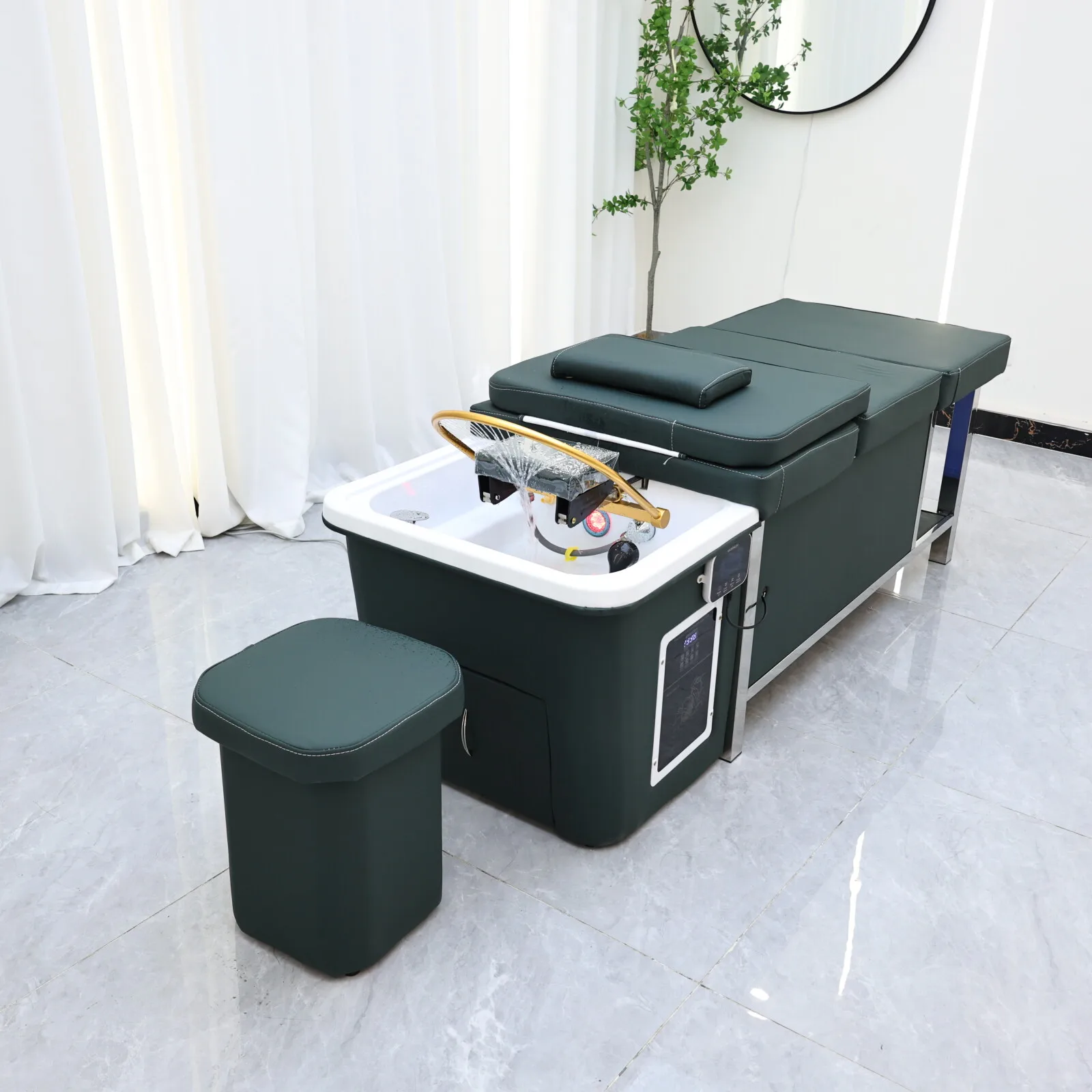 

Head SPA Massage Shampoo Beds with Water Heating, Head Therapy Hair Wash Bed, Thai Massage Table,, Wholesale of Salon Furniture