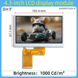 4.3 inch LCD display 480*272 40pin RGB TTL high brightness screen TFT ILI6485
