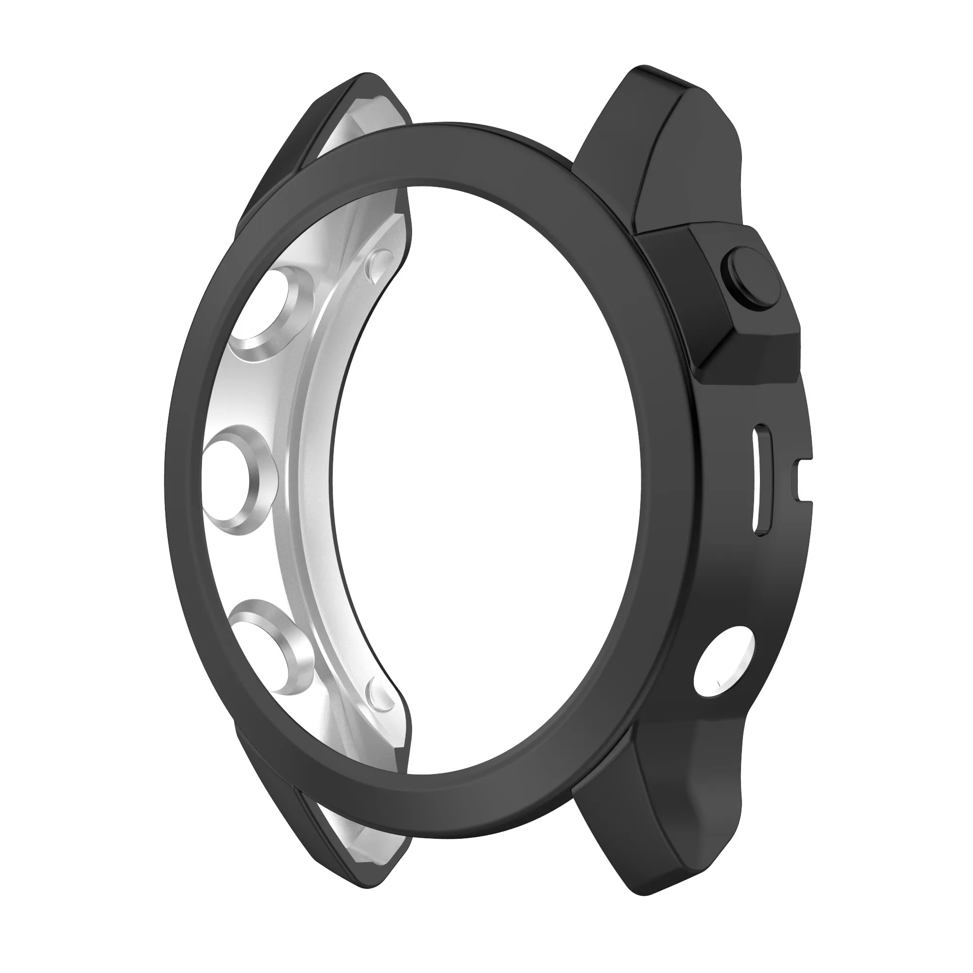 Garmin Fenix 7x7xソーラー7s,7s,サファイア,シリコン,スマートウォッチプロテクター,シェルエッジtpuメッキ保護用の保護カバー