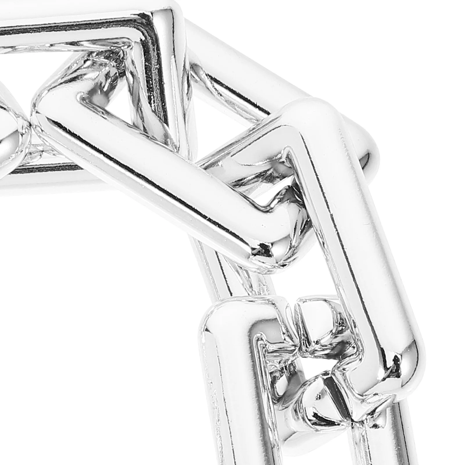 

50pcs Decorative Chain Connectors Abs Durable Quick Link For Jewelry Bags Clothing Decoration Chain Repair Links