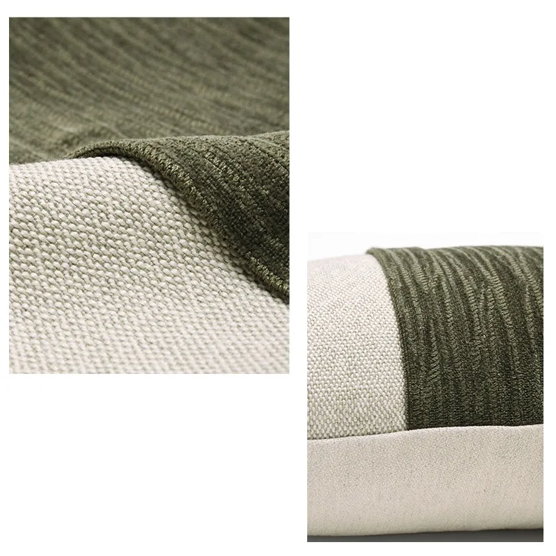 Green Ivory Pillows Luxury Patchwork Cushion Case 30x50 Decorative Pillow Cover For Sofa Chair Bedding Modern Home Decorations
