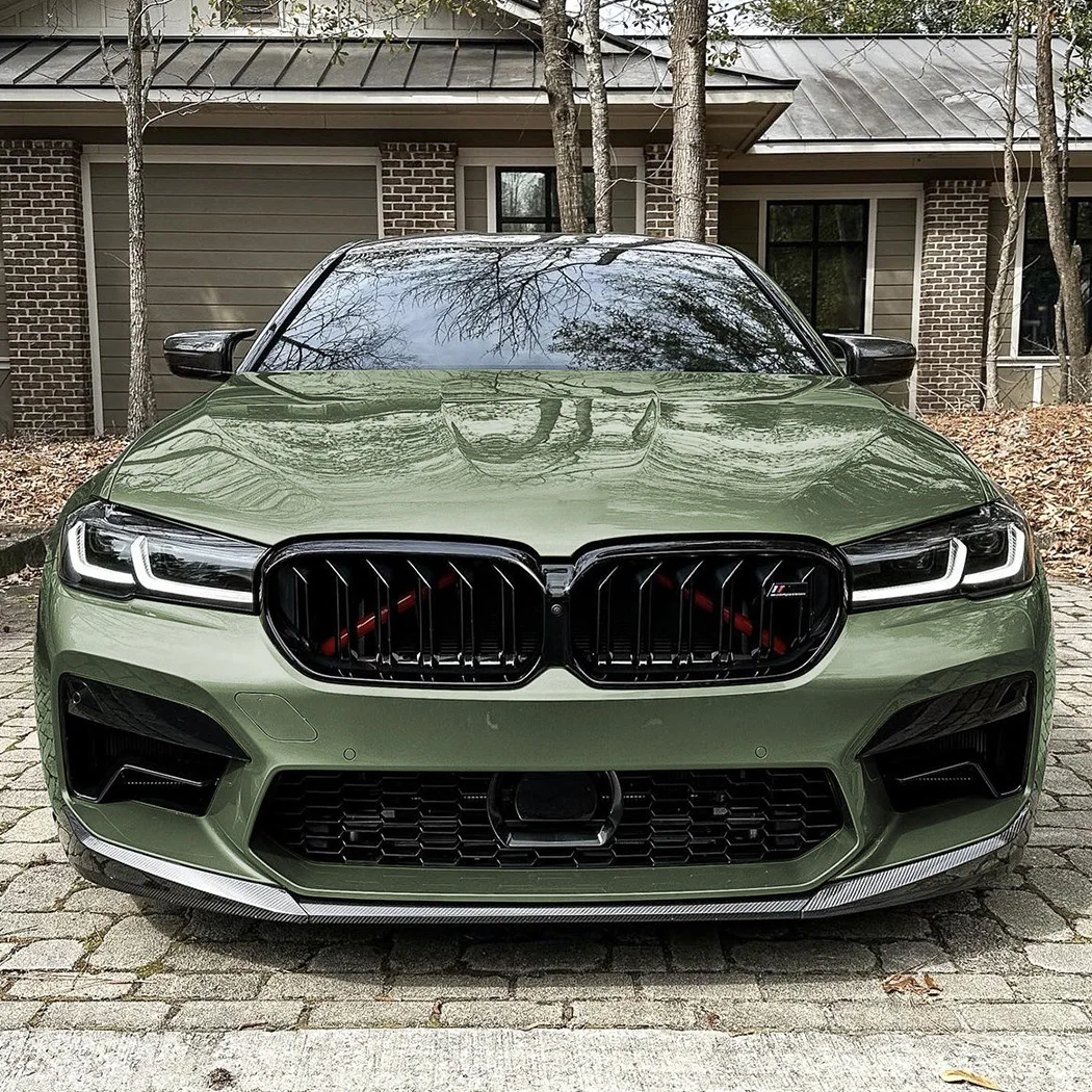 For BMW 5 Series M5 F90 LCI 2021-2024 Car Front Bumper Lip Splitter Diffuser Body Kit Cars Exterior Modification Parts