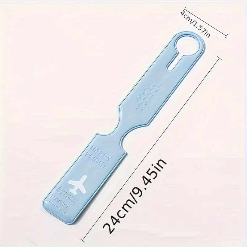 Travel Luggage Tags with Name ID Card, Portable Suitcase Labels for Luggage, Anti-Lost Baggage Tags for Travel & Business Trip view 3