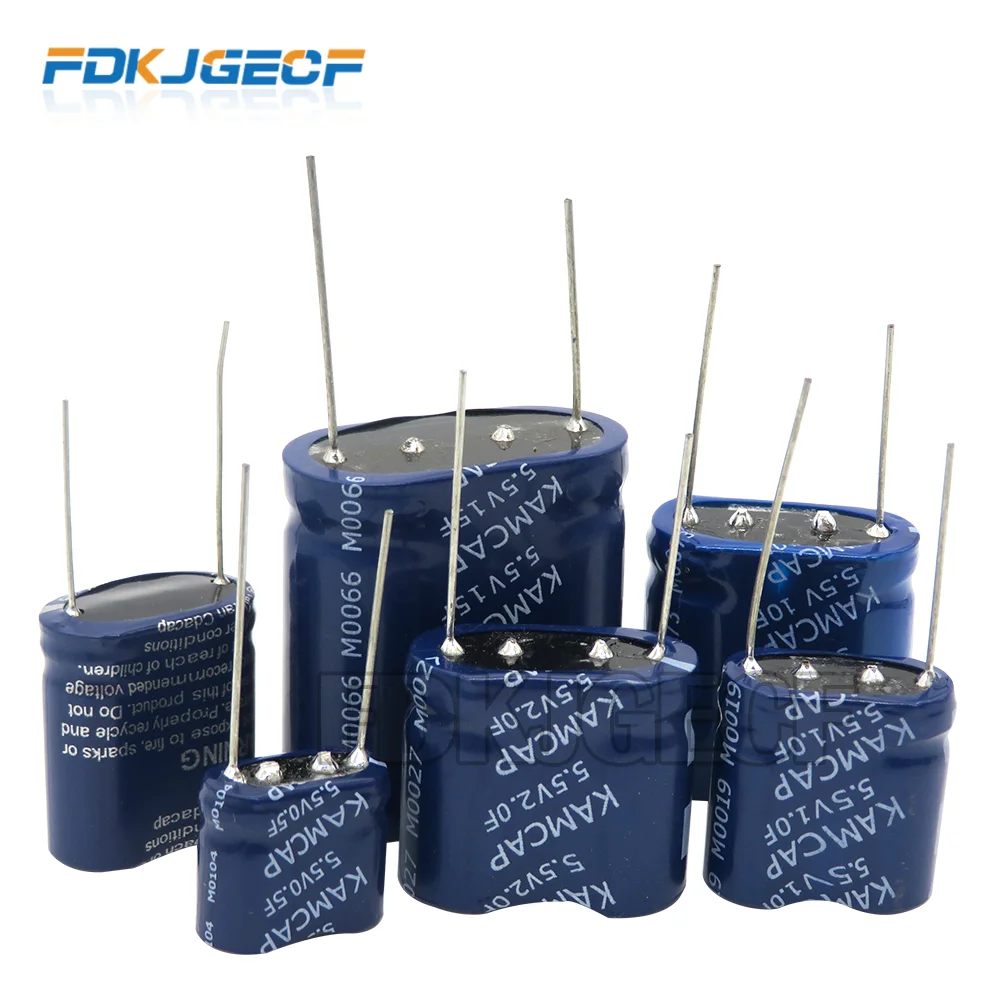 1PCS Super capacitor farad capacitor combination type 5.5V 0.5F 1.0F 2.0F  2.5F 3.5F 4.0F 5.0F 7.5F 10F 15F