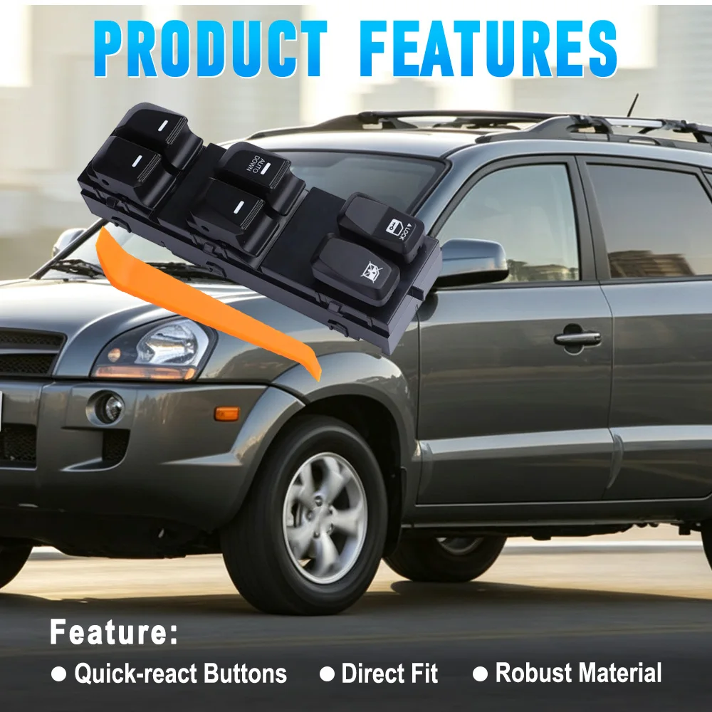 Front Left Master Power Master Window Control Switch 93570-2S150, 93570-2Y0609P For Hyundai Tucson 2009-2013 ix35 2010-2015