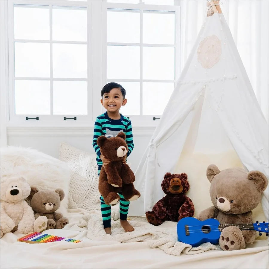 GUND Philbin Oso de peluche clásico Animal relleno premium para edades de 1 y más Marrón chocolate 12 Diseño abrazable de peluche suave