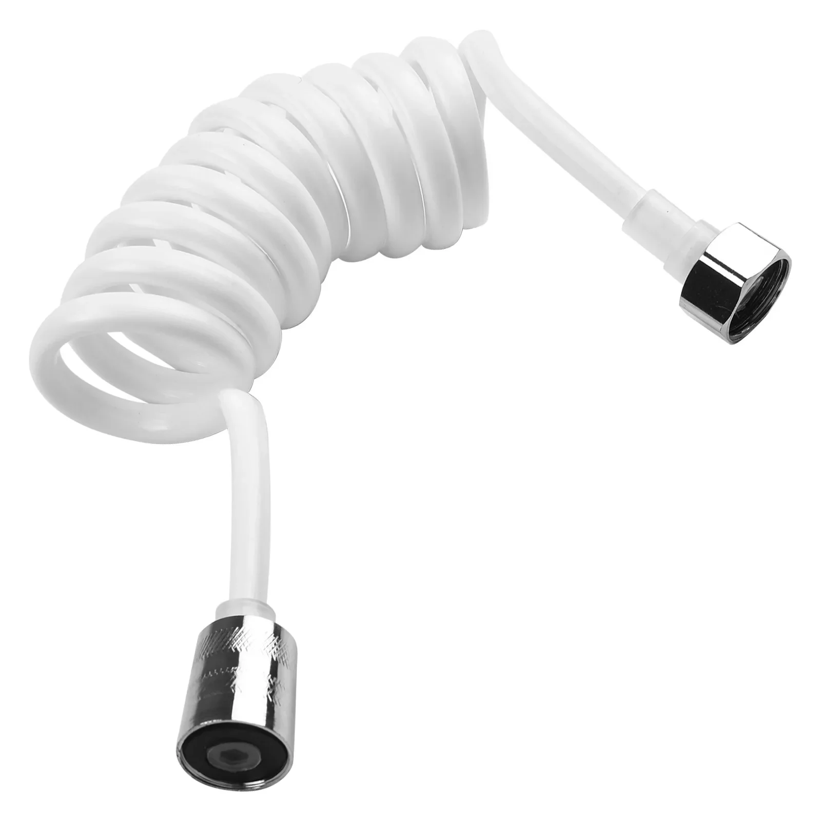 Bathroom Pipe Shower Hose Home Use Metal PU Toilet Water Plumbing Replacement Sprayer Spring Telephone Line Style