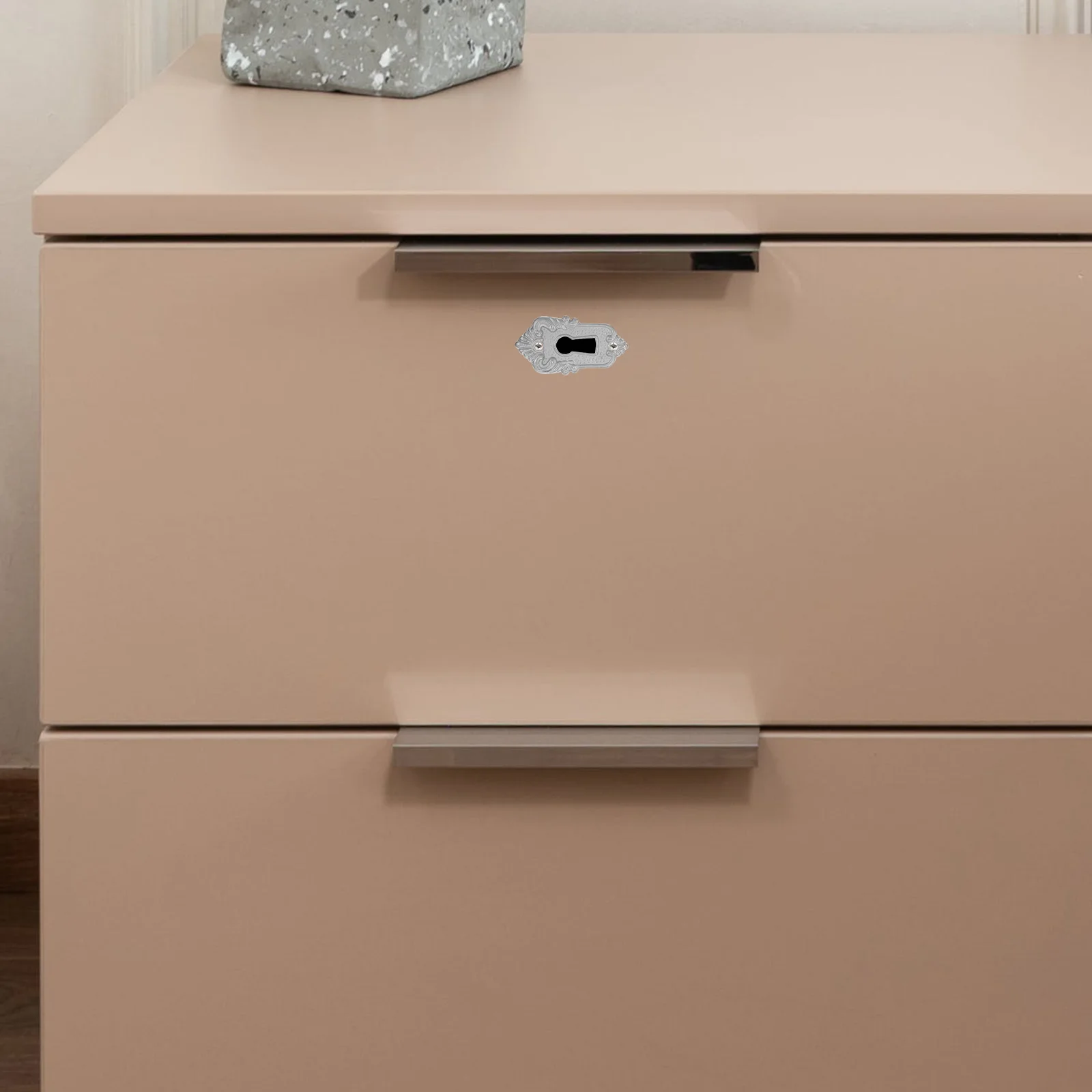 

1 Set Vintage Drawer Metal Cabinet With Key Retro Desk Flush Mount For Furniture Zinc Alloy Square Heavy Duty Cupboard