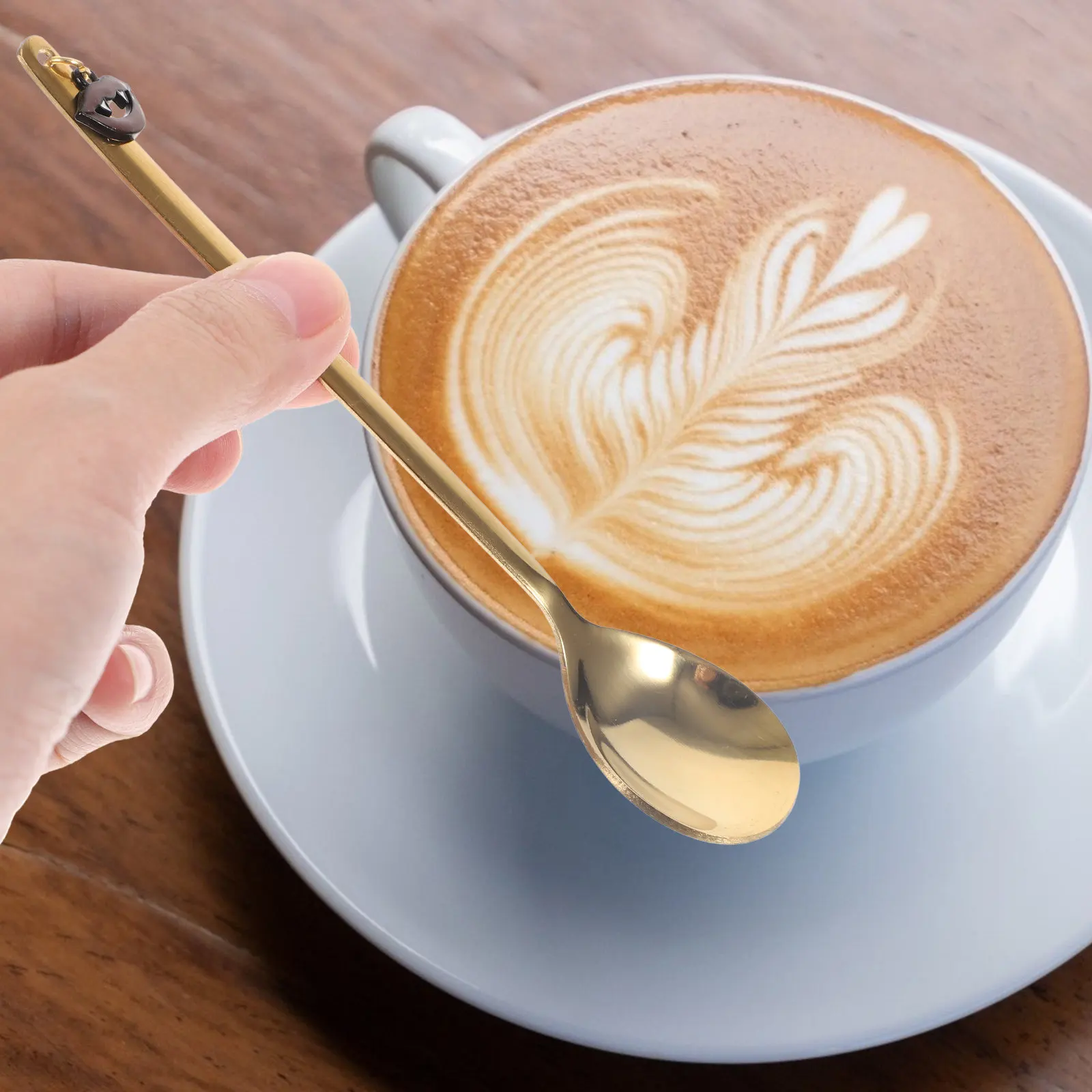 4Pcs Creative Fruit Fork Halloween Pendant Stainless Steel Spoons Dessert Coffee Cake Mixing Spoons Household Tableware