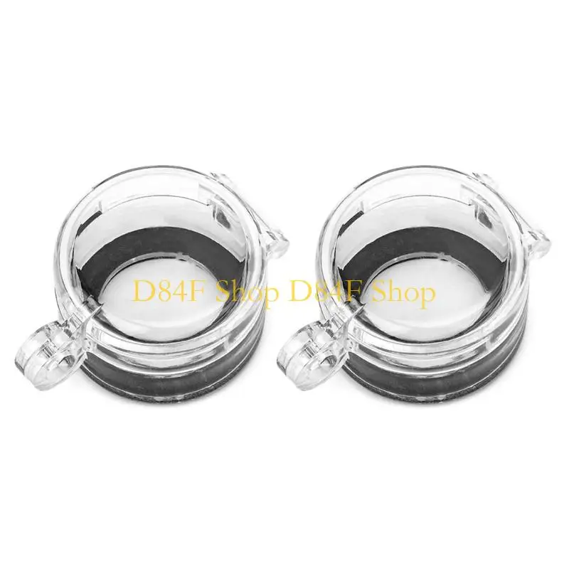D84F Heavy Duty Safety Button Protector Guard With Strong Adhesive Base For Easy Installation On Industrial Equipment 1 Pair
