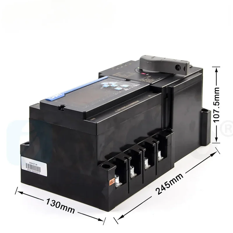 Genuine CHNT NXZ‑125/4A 4P 100A 125A ATS Dual Power Automatic Transfer Switch, With Display Control Module & QR Code App