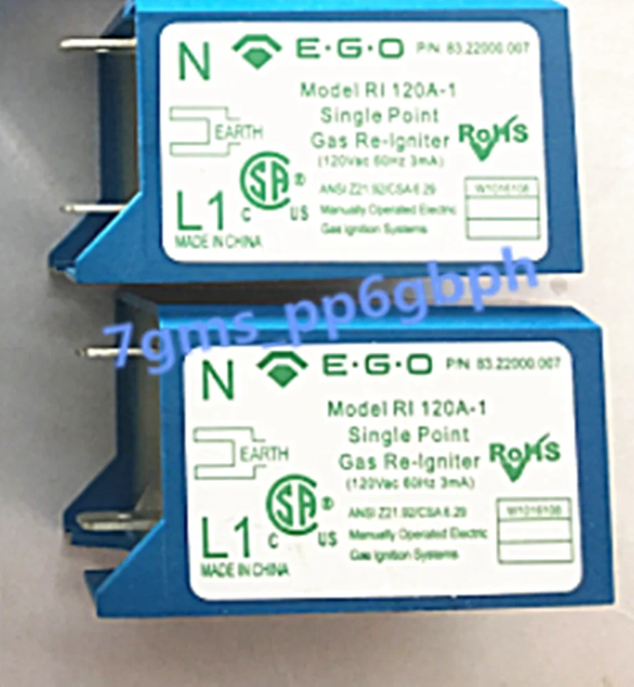 1 PCS NEW  EGO Blue Natural gas igniter fitting module RI120A- 1  P/N83.22000.00