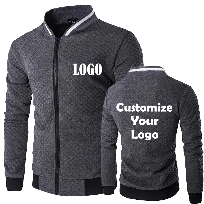 Customized New Fashion Men's Zipper Jacket and Coat Jacket and Outdoor Loading Casual Clothing Street Clothing