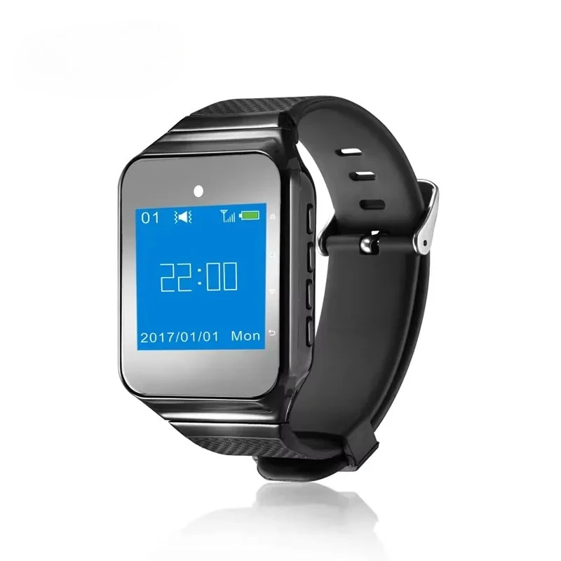 SW05 Wireless Nurse Call System Watch Beeper Receiver for Nursing Home Hospital & Restaurant Use CE Certified 433MHz