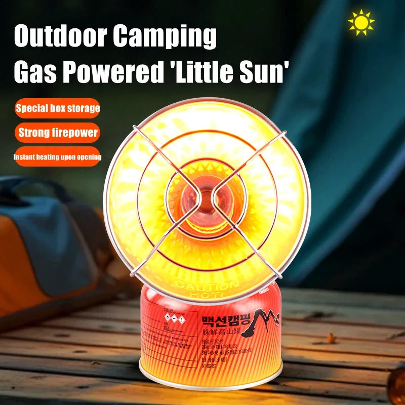 

Outdoor Thermal Artifact Portable Heater Stainless Steel Fireplace Camping Gas Burner Heating Survival Gear Outdoor Accessories