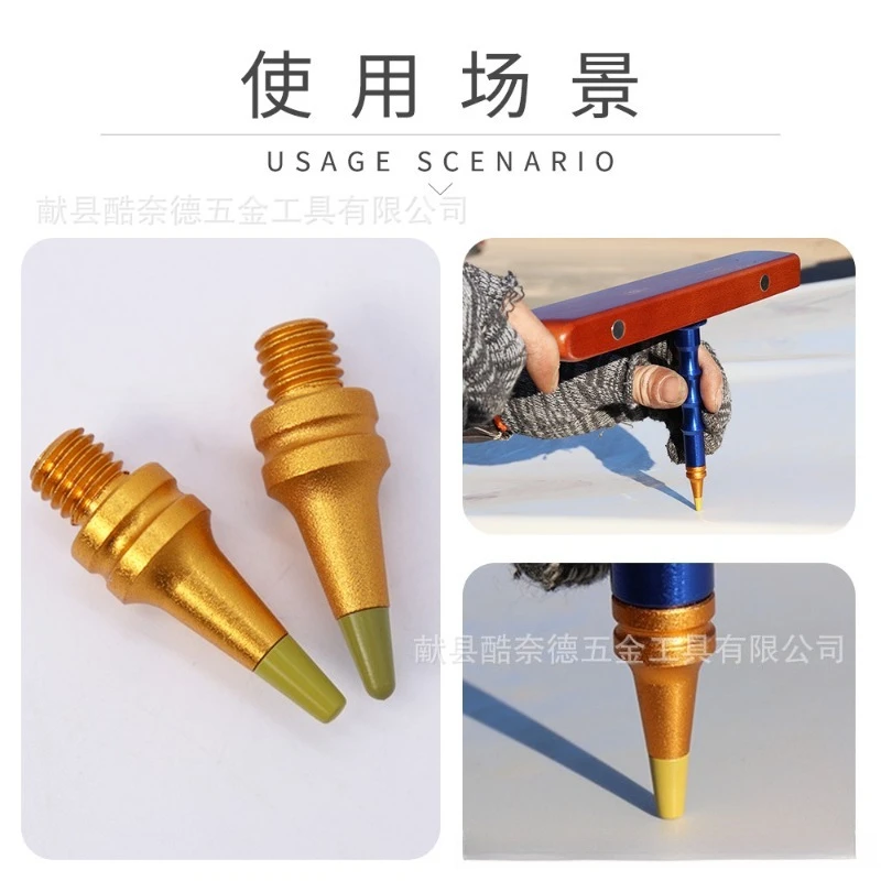 PDR Replaceable Hammer Tips, Dent Leveling Head Fit For Car Paintless Dent Repair