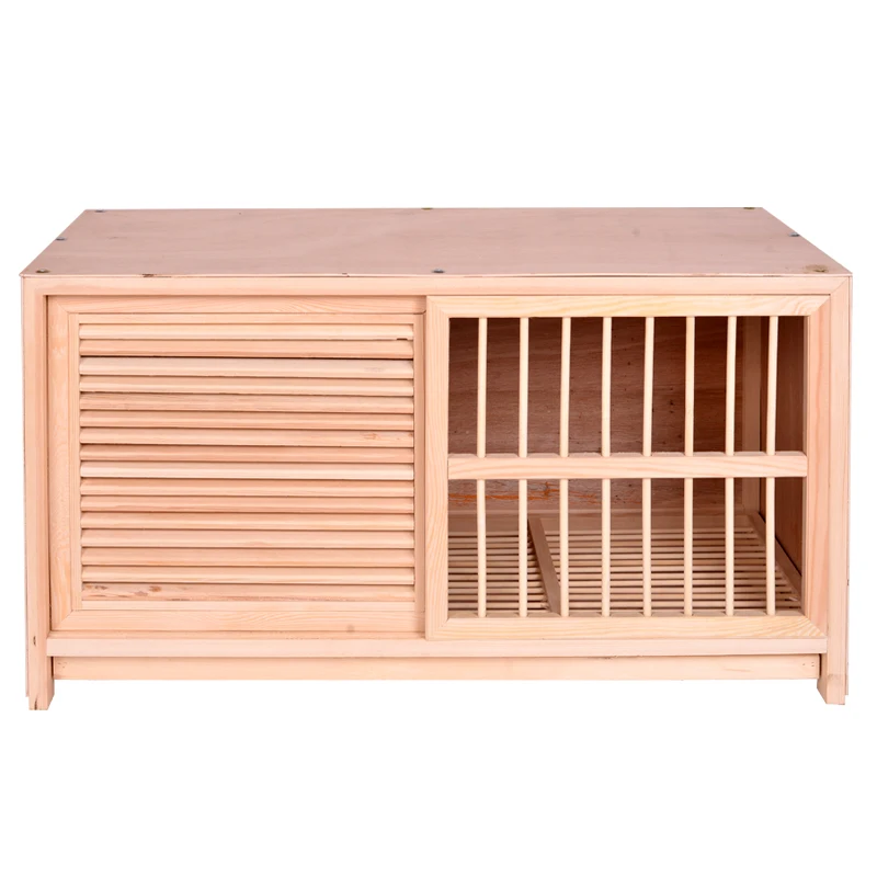 Nest-box Matching Cage Combined Breeding Cage  Racing Pigeon Equipment Large Wooden Sunshade Breeding Cage for Carrier Pigeons