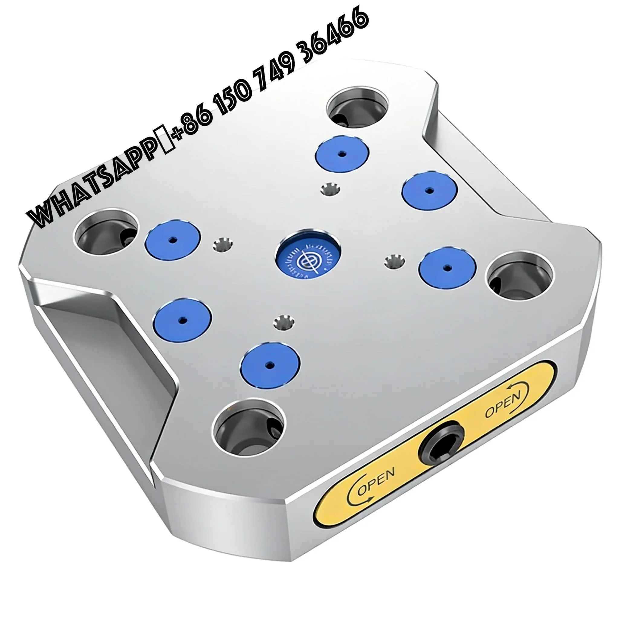 Precision Quick Change Pallet Modular Zero Point Base Plates for CNC Machining Centers Clamping Fixturing 5-Axis CNC Vices