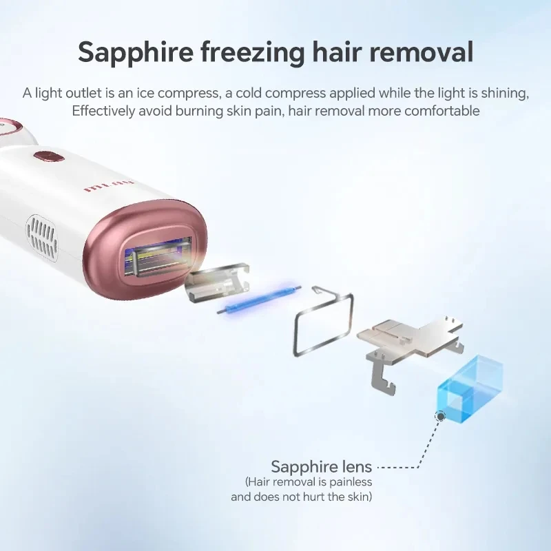 MLAY T10  IPL Sapphire Ice Cooling Hair Removal Painless Permanent Home Hair Removal Laser Machine IPL Device  for full Body