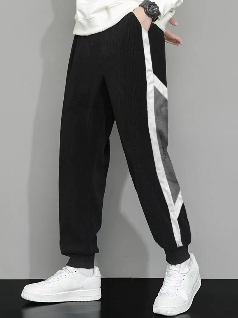 13xl 12XL 11XL Autumn new men's sweatpants legging plus size casual tide trend drawstring pants 180kg 7XL cargo pants