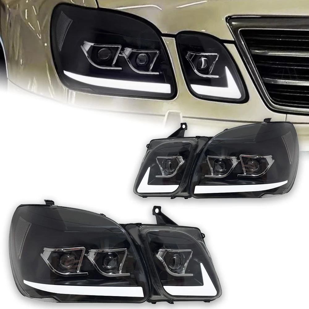 AKD Car Styling for Lexus LX LX470 Headlights 1997-2007 LED Headlight LED DRL Hid Head Lamp Angel Eye Bi Xenon Beam Accessories