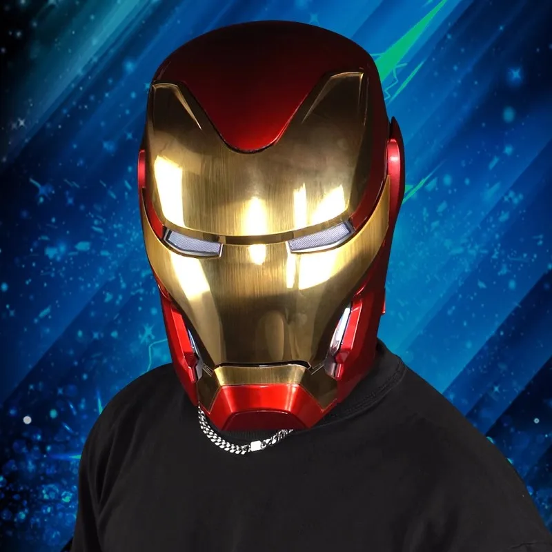 ar500 iron man helmet Mechahead realistic MK5 MK50 IronMan helmet Mask | English Voice Control |  1: 1 Real Person Wearable