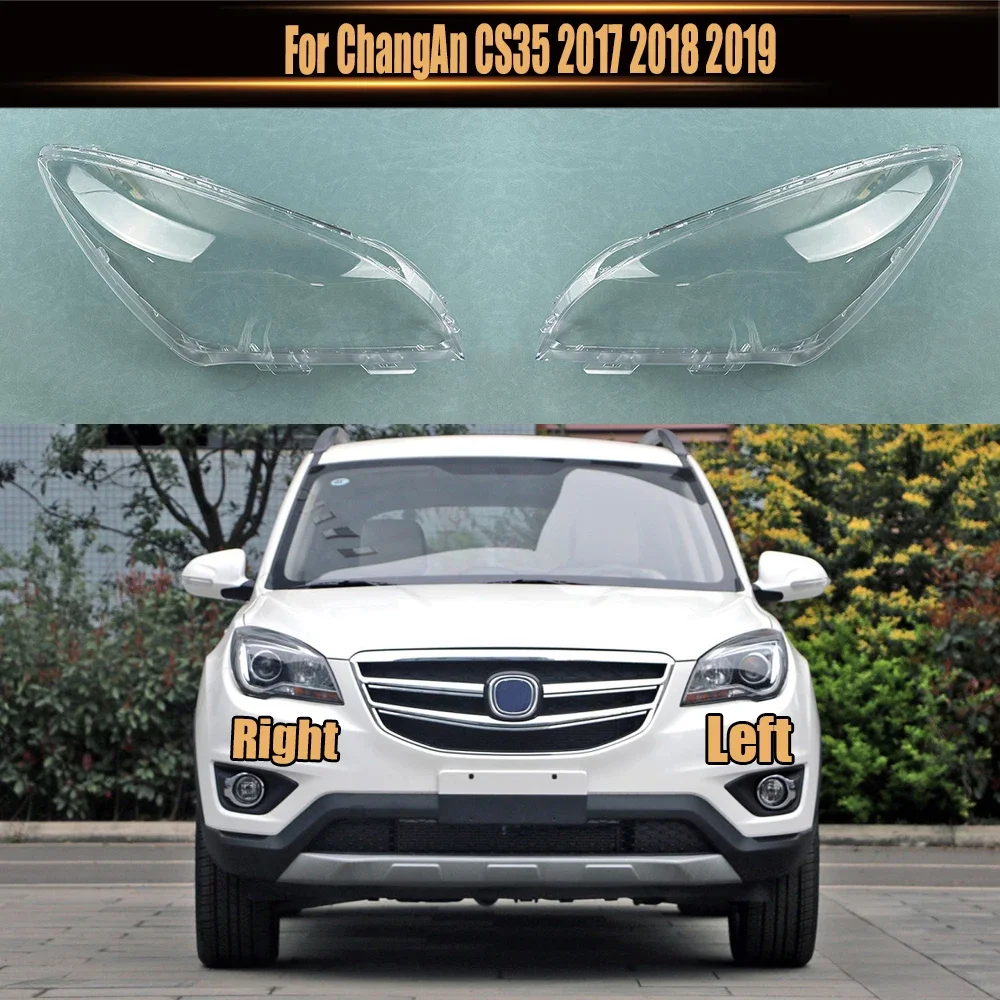 

Для ChangAn CS35 2017-2019 прозрачная крышка фары корпус абажура из плексигласа замена оригинальных линз